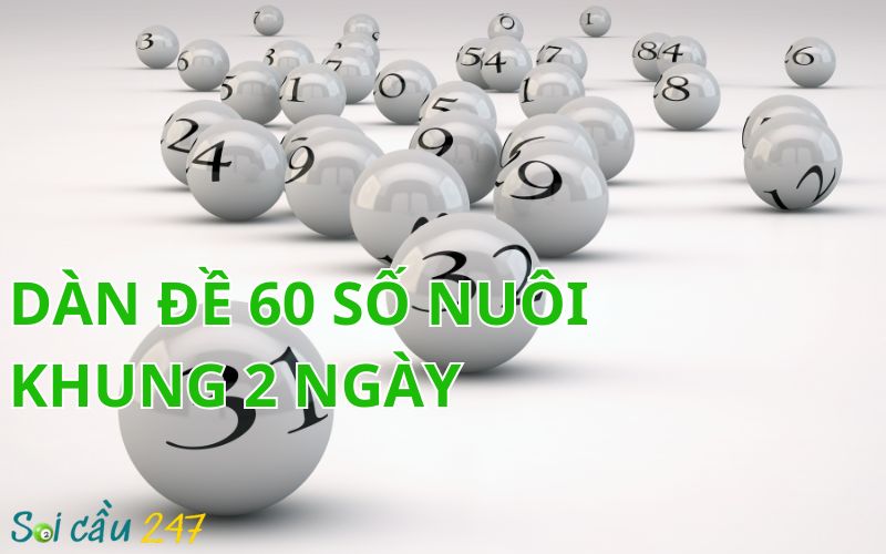 Dàn Đề 60 Số Nuôi Khung 2 Ngày