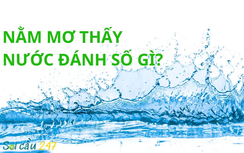 Nằm Mơ Thấy Nước Đánh Số Gì